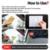 PSLER Car Windshield Sticker, Windshield Applicator, Clear Window Cling Car