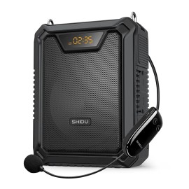 SHIDU 30W Voice Amplifier Wireless microphone, SHIDU Classroom Microphone for teach...