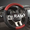West Llama Customized Auto Car Steering Wheel Cover with 3D