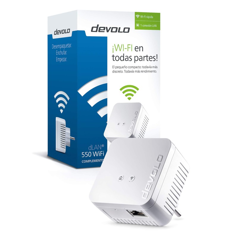 Devolo 9630 dLAN 550 WiFi Bridge 802.11b/g/n can be connected