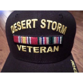Rapid Dominance New U.S Military Desert Storm Veteran Deluxe 3-D Embroidered Baseball Hat Cap