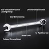 WORKPRO 7-Piece Ratcheting Combination Wrench Set, 72 Teeth, Cr-V Constructed,