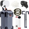 SUNWEN Aquarium External Ultra-Quiet Canister Filter, Fish Tank Water Circulation
