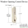 Amesbury Truth 12887 WOCD Window Opening Control Device - Tan
