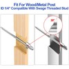 CKE 20 Pack Cable Railing Kit, Hand Swage Threaded Stud