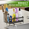 Sponge Holder for Kitchen Sink, Self Drain Sink Caddy with