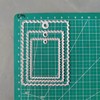 Square Label Frame Die Cuts for Card Making Frame Metal