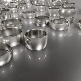 Fly Style Stainless Steel Ring for Men & Women, 8 - 12 mm Wide, Matte or Polished, Stainless Steel