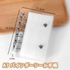 SensaBliss Sealing Notebook, Transparent, Binder, Sticker Notebook, Removable, 6 Holes,