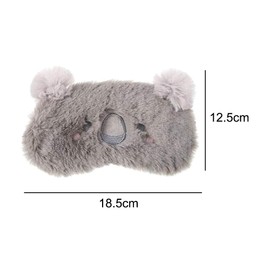 Schlafmaske, Tieraugenmaske, Hase, Koala, Schlafmaske für Kinder, Erwachsene, Mädchen, 2 Stück