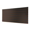 SSWBasics 4 ft x 2 ft Horizontal Black Slatwall Panels