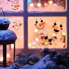5” Christmas Snowman Face Stencils for Painting on Wood Reusable