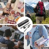 4-pieces Travel Set with Case Portable Silverware Utensils Set for
