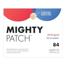 Mighty Patch Parches para Acné. Pack Variado 84 Parches Hidrocoloides para Acné. 60 Original + 24 Invisible. Absorben las Impurezas. No Contienen Medi