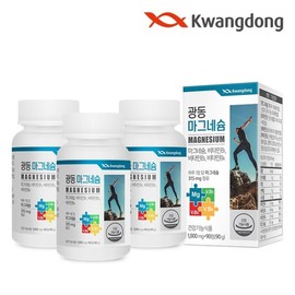 Guangdong Magnesium 90 tablets 3 boxes (9 months supply) / Vitamin B quadruple functionality / 광동 마그네슘 90정 3박스(9개월분) / 비타민B 4중복합기능성