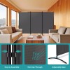 SEGAWE 3 Panel Room Divider 6Ft Folding Privacy Screen Freestanding