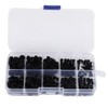 270pcs M2/M2.5/M3/M4/M5 Nylon Screw Nut Washer Kit, Nylon Screw Hex