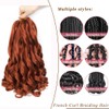 French Curly Braiding Hair 12 Inch 8 Packs - Pre