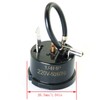 MEETOOT 2pcs 1/4HP-180W Refrigerator Thermal Overload Protector Compressor Replacement Part