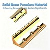 OVSAL Solid Brass Lap Steel Guitar Nut & Saddle Set,