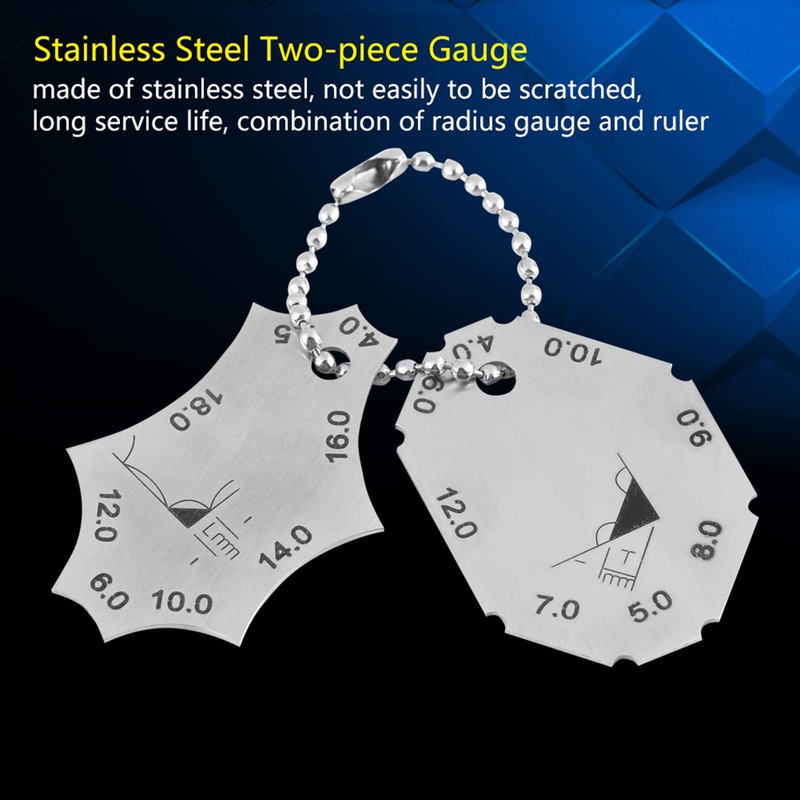 Welding Gauge, Two Piece Fillet Weld Set Gage, Fillet Weld