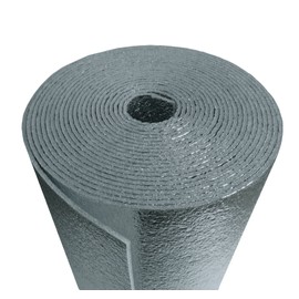 IES R-8 HVAC Duct Wrap Insulation Reflective 2 Sided Foam Core 12'' x 25' (25 Sq Ft)