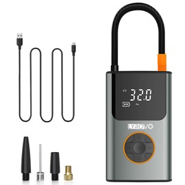 Lyrovo 150 PSI Portable Electric Tyre Air Inflator Pump for Car & Bike | 4000 mAh | Digital HD Display | 4 Air Fill Modes | LED Light |Type C