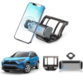 Coleya Auto Handyhalterung Kompatibel mit Toyota RAV4 2019-2024, RAV4 Zubehör Telefonhalter, Auto-elektrischer Handyhalter, 360° Rotation, Kompatibel mit Allen Smartphones