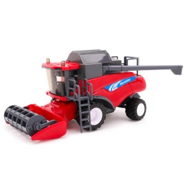 Toyland® 1:32 Scale Friction Powered Red Combine Harvester Toy Vehicle - Farm Toys - 25cm x 11cm (9.8" x 4.3")