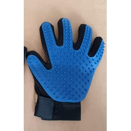 Pet Grooming Gloves – Gentle Hair Remover Mitt for Dogs, Cats, and Horses – One Size Fits All - Left Hand