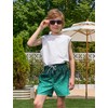 APTRO Boys 2 in 1 Swim Trunks Quick Dry with