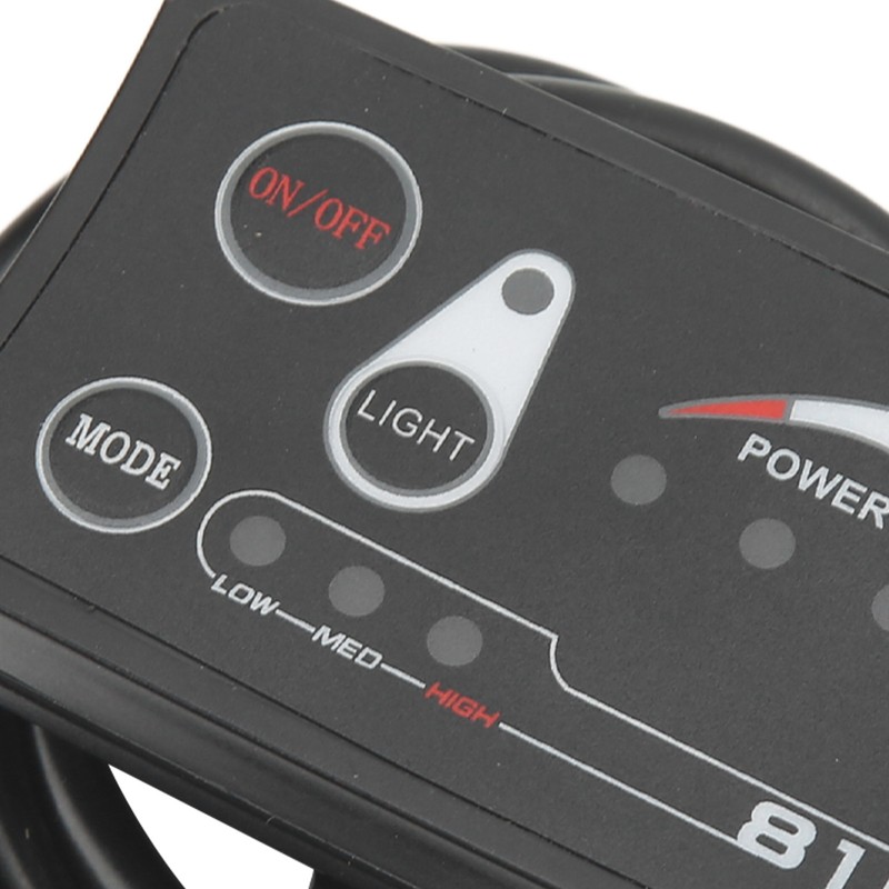 36V 250W 350W Electric Bike Brushless Motor Controller with 810LED
