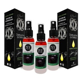 Locion Mas Crecimiento Barba 3 Frascos Formula Mejorada Jye