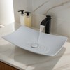 Focitland 22 Inch Stone Resin Bathroom Sink with Pop-Up Drain