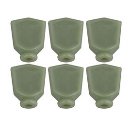 lovermusic Lovermusic Light Green Plastic Imitation Jade Tuning Keg Buttons Machine Head Buttons Replacement for Guitar Set of 6
