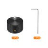 MECCANIXITY 4 Pcs Aluminium Potentiometer Knobs, 1/4" (6.35mm) Universal Volume