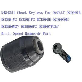 N454251 Chuck Keyless For DeWALT DCD991B DCD991M2 DCD991P2 DCD996B DCD996M2 DCD996M2V DCD996P2 DCD997P2BT Drill Speed Hammerdr Part