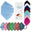 TubeRoo FFP2 Mask Light Blue Pastel Blue Pack of 10