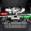 Alieemo Car Trunk Organizer, Waterproof Collapsible Cargo Bag with 4