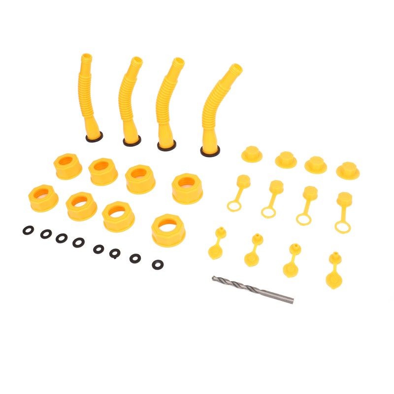 Gas Can Spout Replacement Kit 8mm Drill Bit Anti Overflow