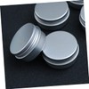 Healvian 20pcs Travel Aluminium Cosmetic Containers with Screw Lid Empty