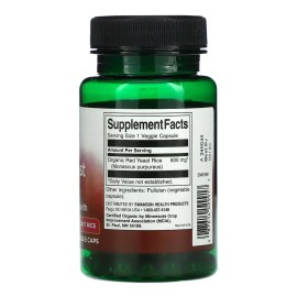 Swanson Red Yeast Rice 60 Capsulas Vegetarianas Sfn 0