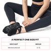 COOLMATE Barre Elastic Strap Yoga Socks for Women Non Slip