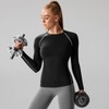 Coume 4 Pack Women's Compression Long Sleeve Shirts Crew Neck
