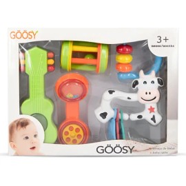 Sonaja Para Bebé Juguete+ Mordedera Kit De 5 Niño/niña