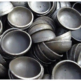 steel Pipe caps: domed steel weld on 6-5/8" OD (Pipe Caps of Texas)