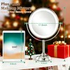 VESAUR 11.8" Extra Large 17" Tall Lighted Makeup Mirror, 1X/5X/10X