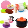 Extra Thick Silicone Trivets Heat Resistant Pot Holder and Oven