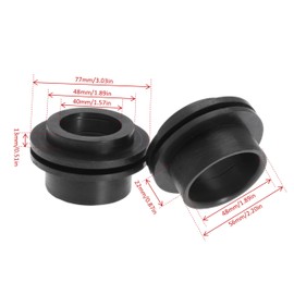 Gopayia 1-1/2" RV Tank Grommet for RV Toilet Vent Grey and Black Water Tank 2pcs