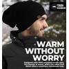 Slouchy Cable Knit Beanie by Tough Headwear - Chunky, Oversized
